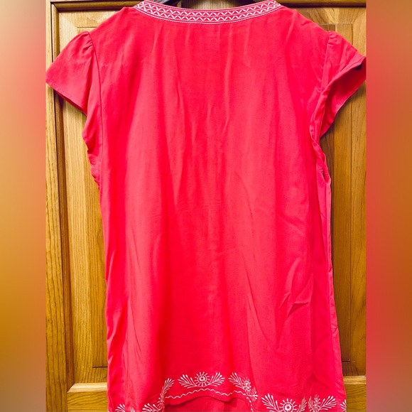 Women’s “Faded Glory” Coral Flutter Sleeve Top NWOT - Picture 4 of 9